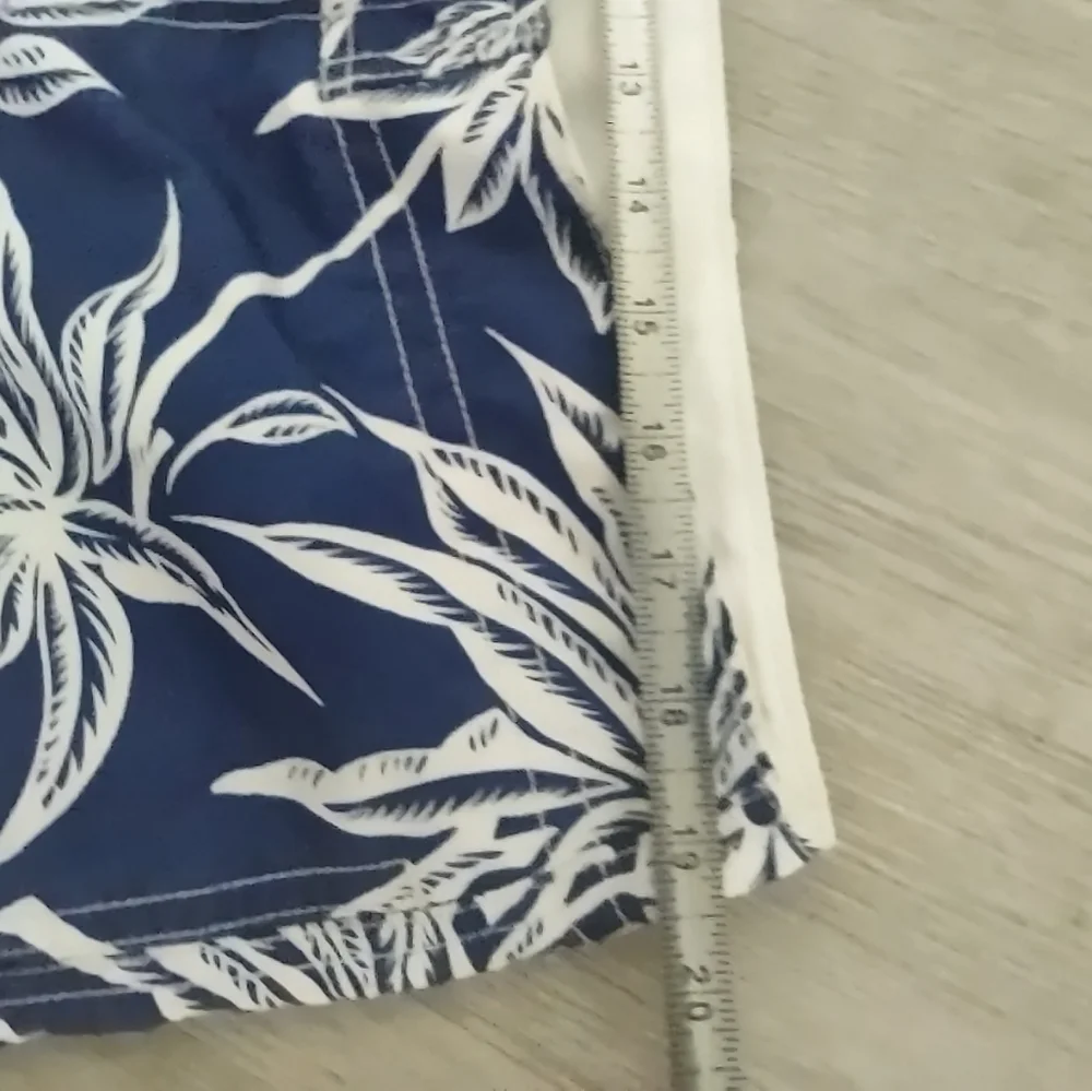 Polo Jeans Vtg Hawaiian Flowered Board Shorts By Ralph Lauren Size Xl Men' Lined